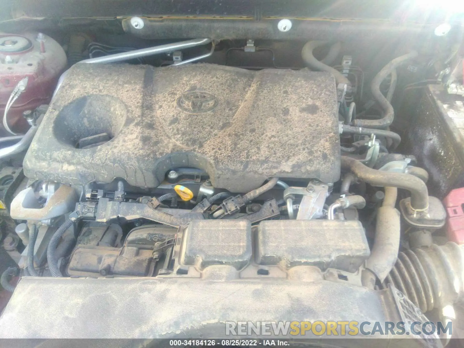 10 fotografías del automóvil dañado JTMK1RFV6KD004045 TOYOTA RAV4 2019