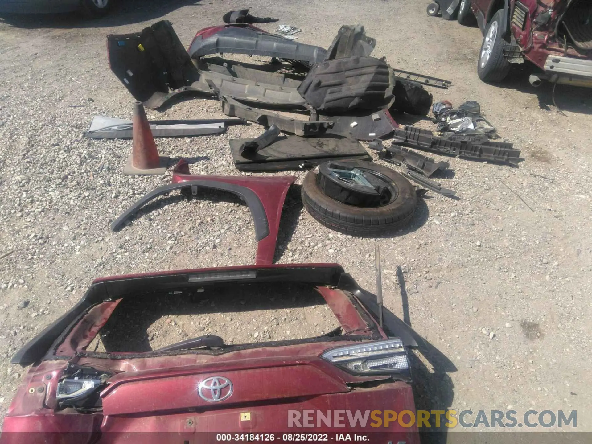 12 fotografías del automóvil dañado JTMK1RFV6KD004045 TOYOTA RAV4 2019