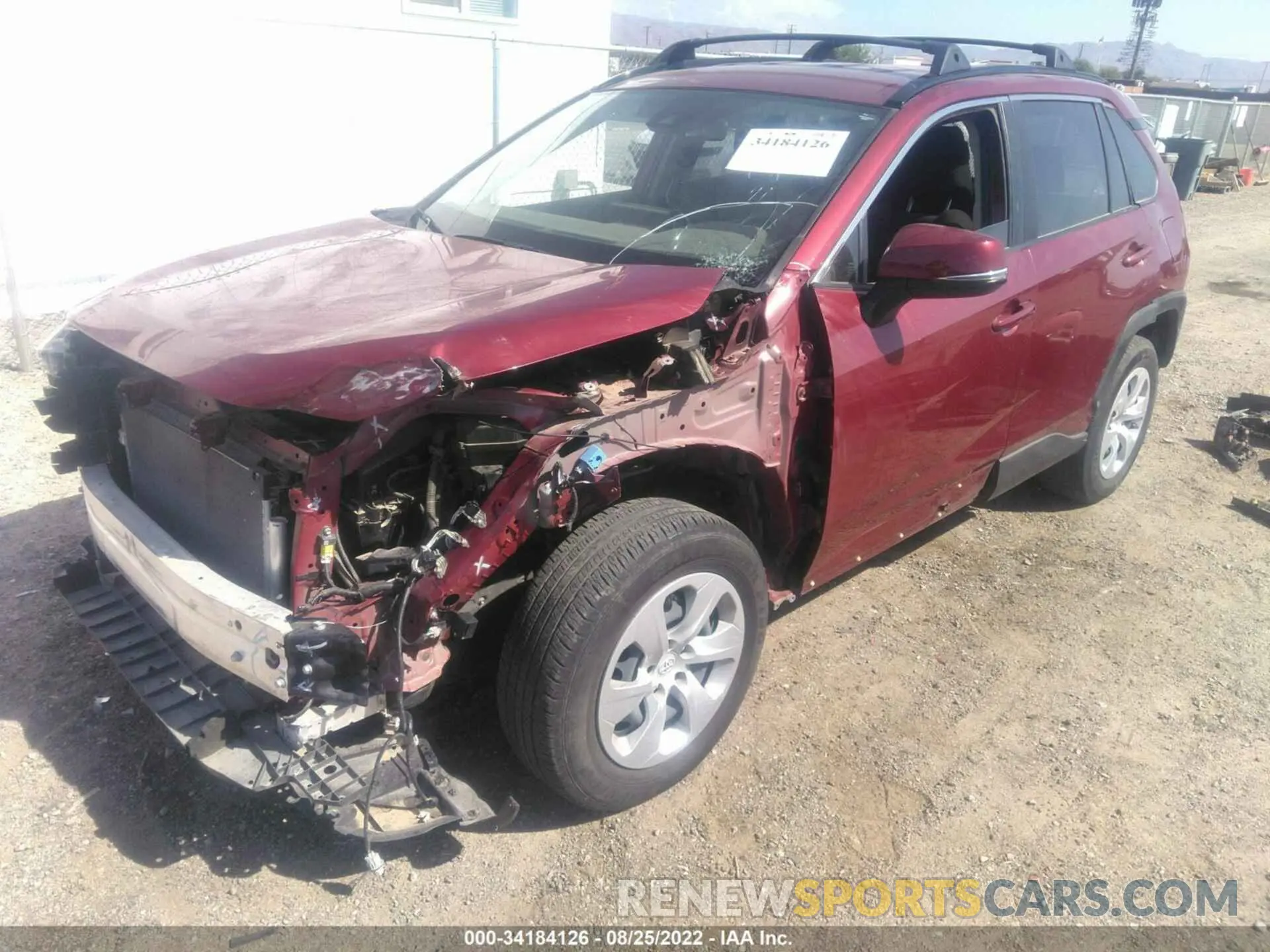 2 fotografías del automóvil dañado JTMK1RFV6KD004045 TOYOTA RAV4 2019