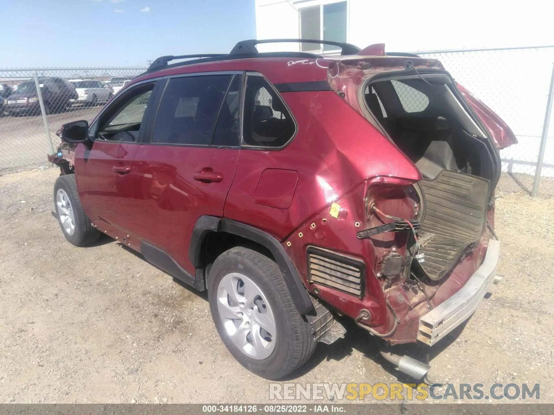 3 fotografías del automóvil dañado JTMK1RFV6KD004045 TOYOTA RAV4 2019