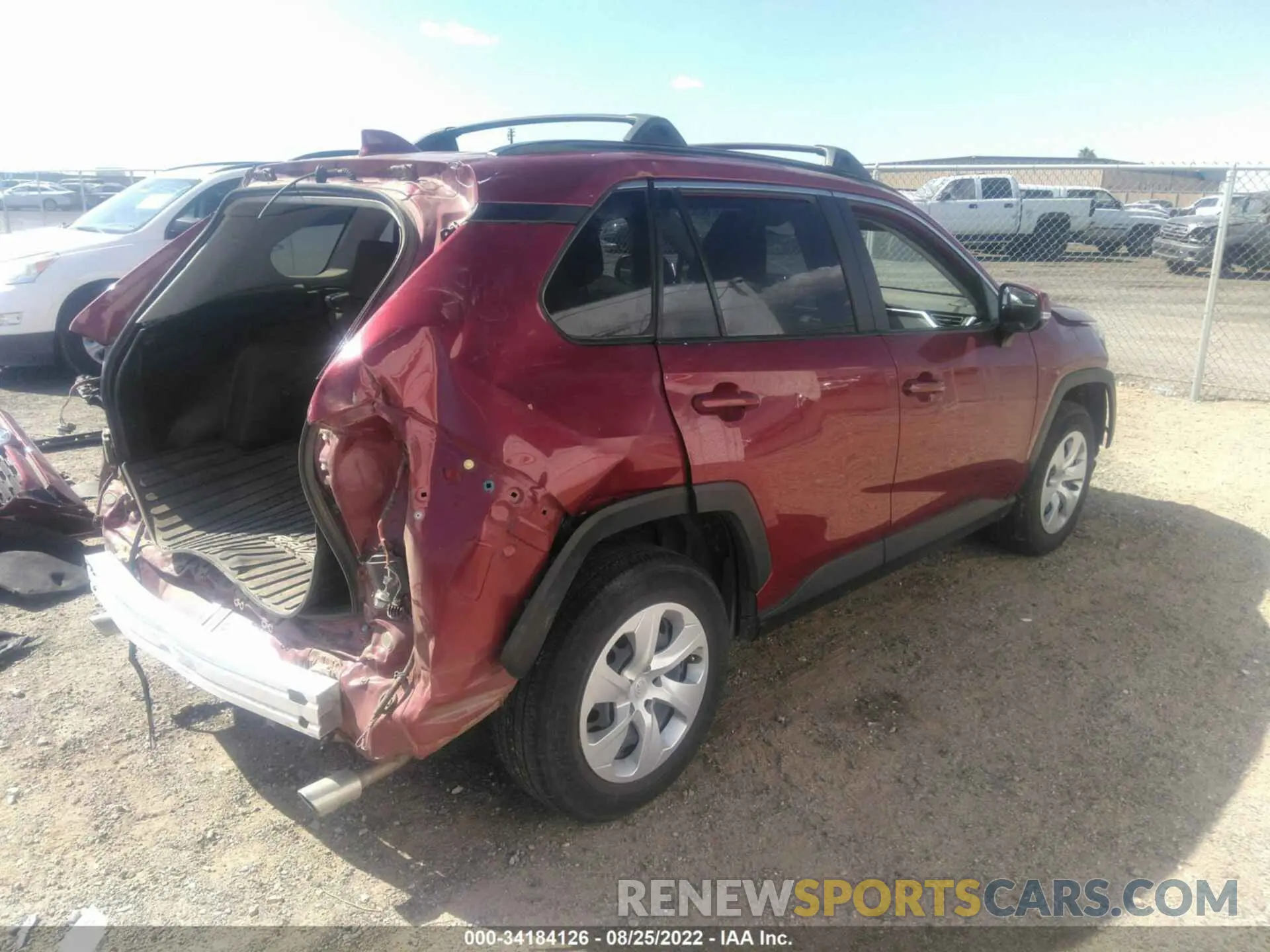 4 fotografías del automóvil dañado JTMK1RFV6KD004045 TOYOTA RAV4 2019