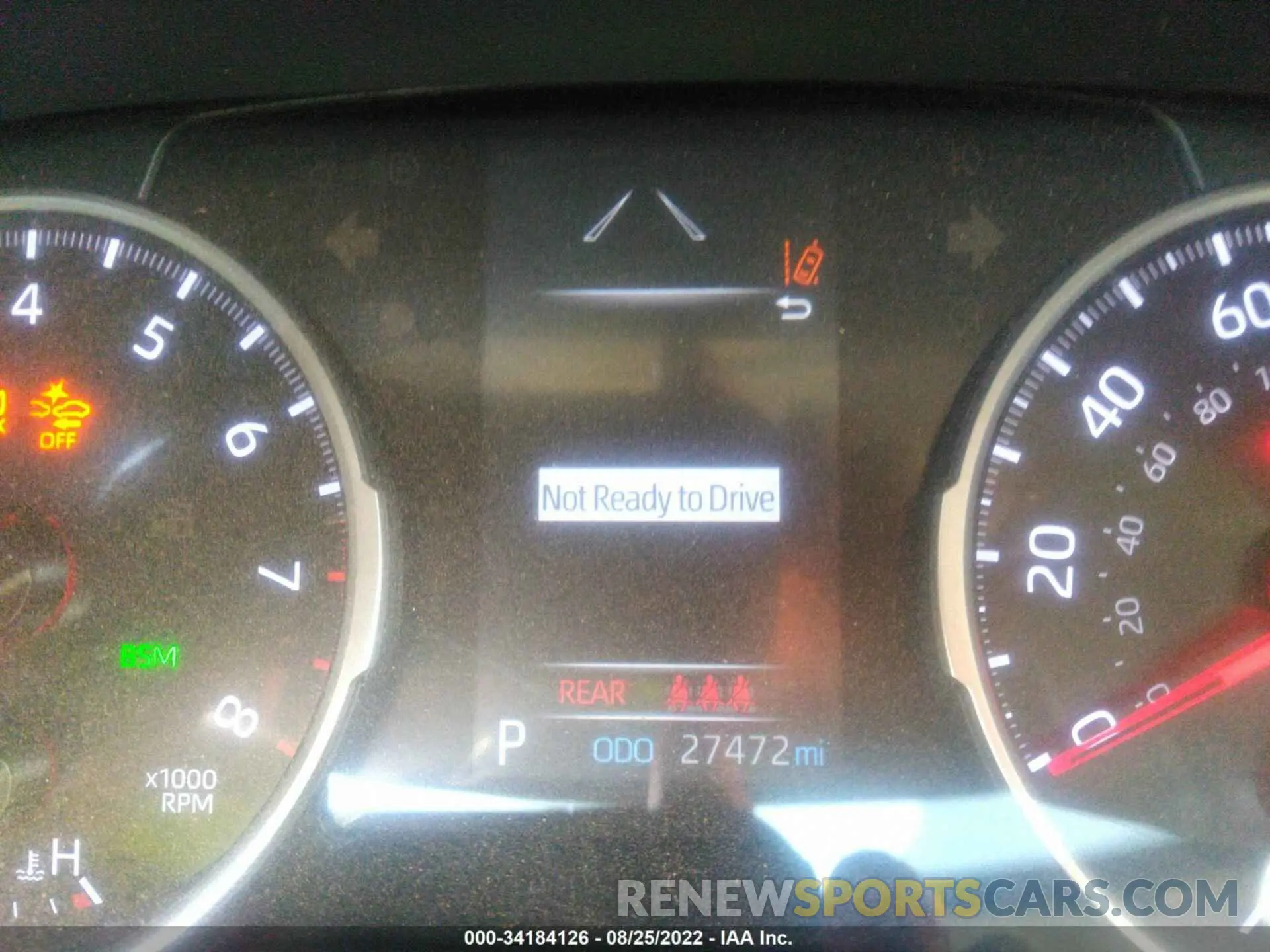7 fotografías del automóvil dañado JTMK1RFV6KD004045 TOYOTA RAV4 2019