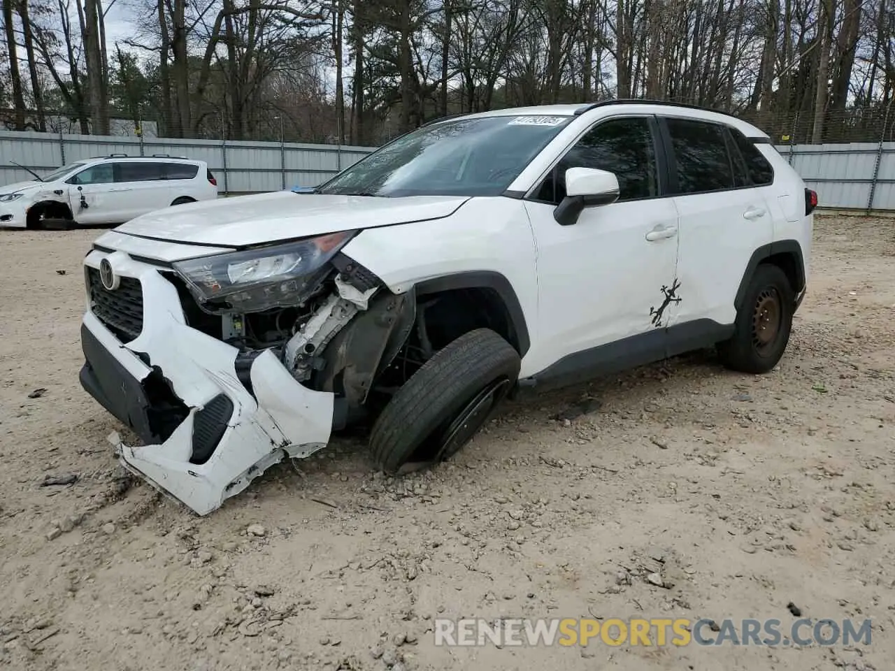 1 fotografías del automóvil dañado JTMK1RFV6KD018639 TOYOTA RAV4 2019