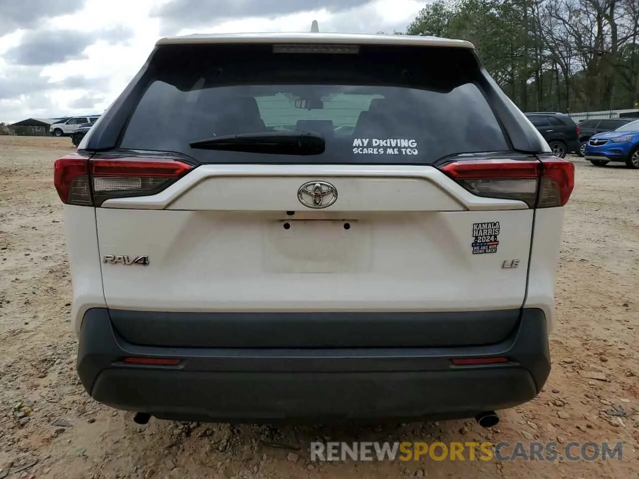 6 fotografías del automóvil dañado JTMK1RFV6KD018639 TOYOTA RAV4 2019