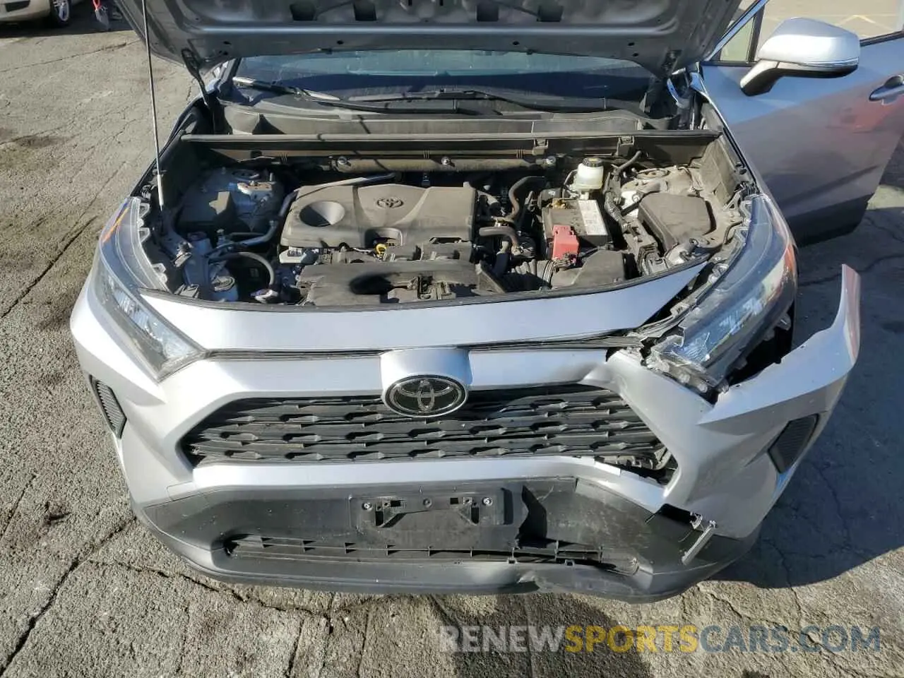 12 fotografías del automóvil dañado JTMK1RFV7KD008315 TOYOTA RAV4 2019