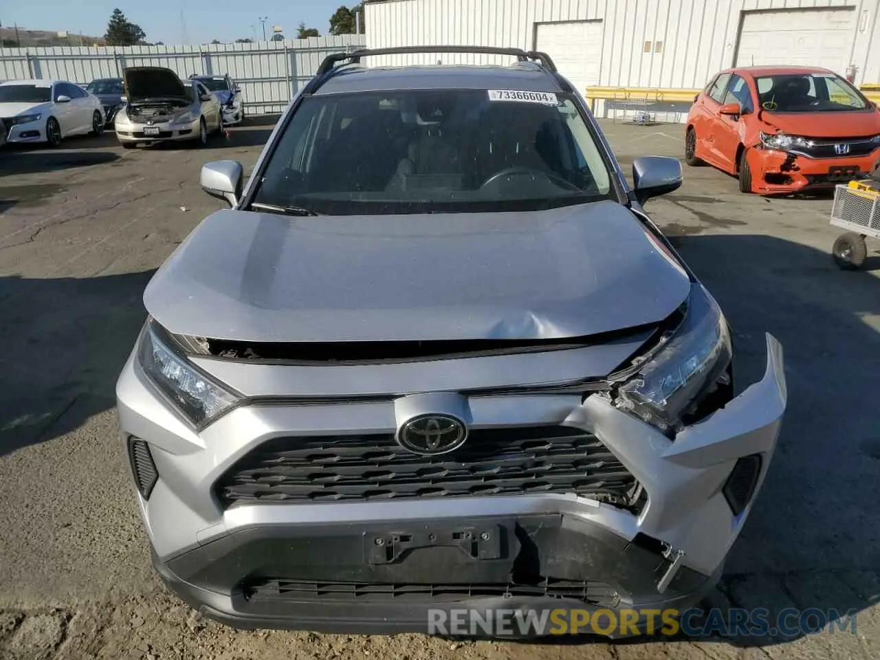 5 fotografías del automóvil dañado JTMK1RFV7KD008315 TOYOTA RAV4 2019