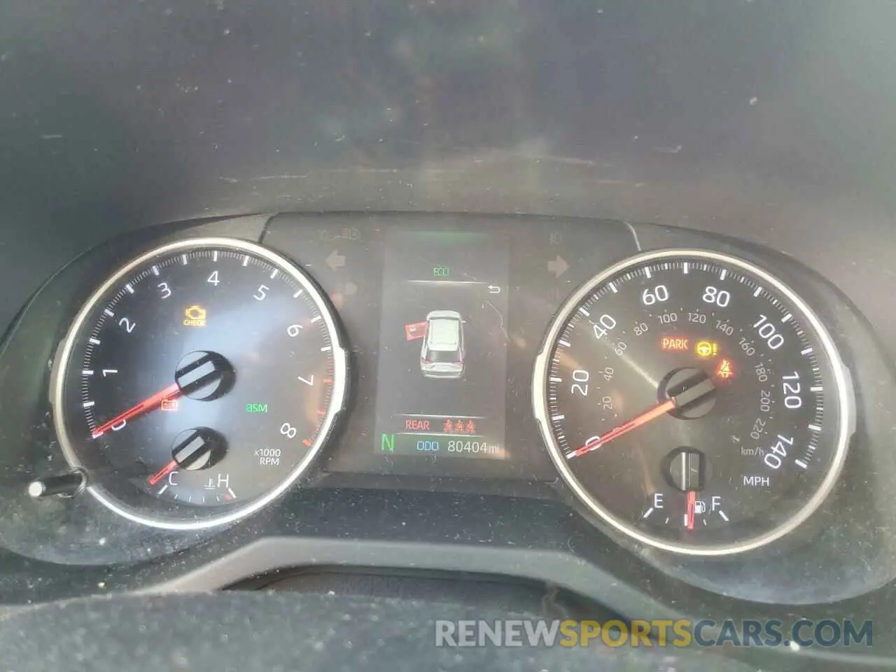 9 fotografías del automóvil dañado JTMK1RFV7KD008315 TOYOTA RAV4 2019