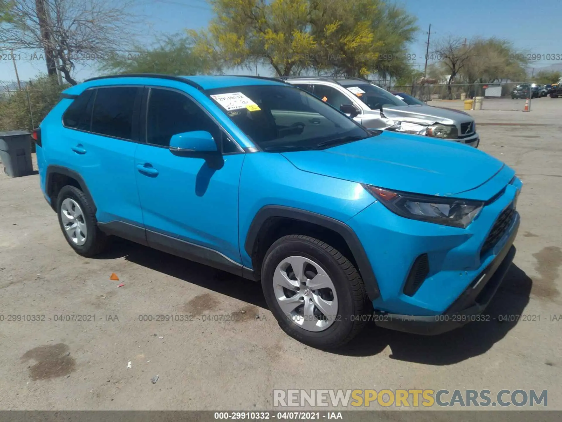 1 fotografías del automóvil dañado JTMK1RFV7KJ004234 TOYOTA RAV4 2019