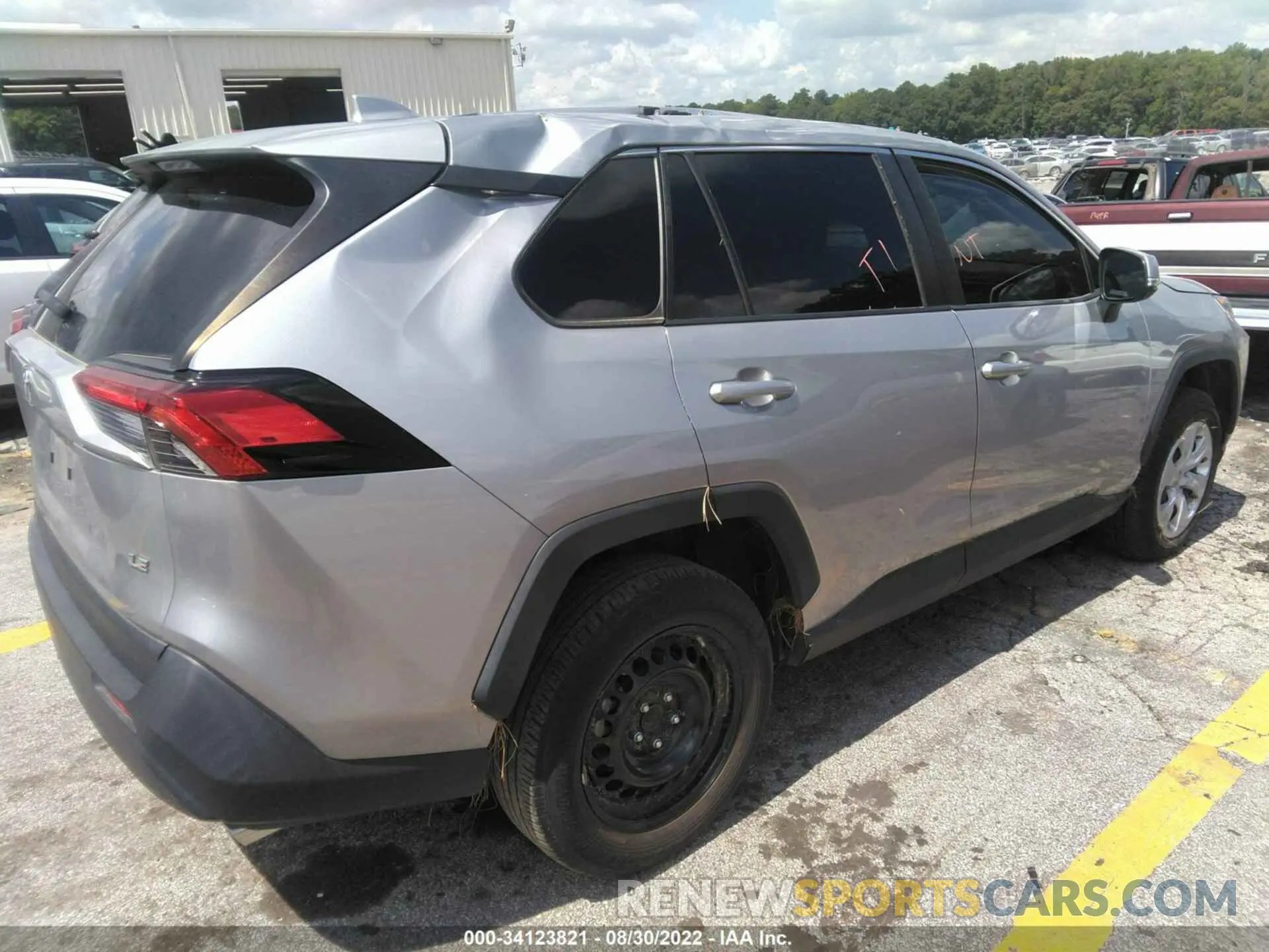 4 fotografías del automóvil dañado JTMK1RFVXKD034522 TOYOTA RAV4 2019