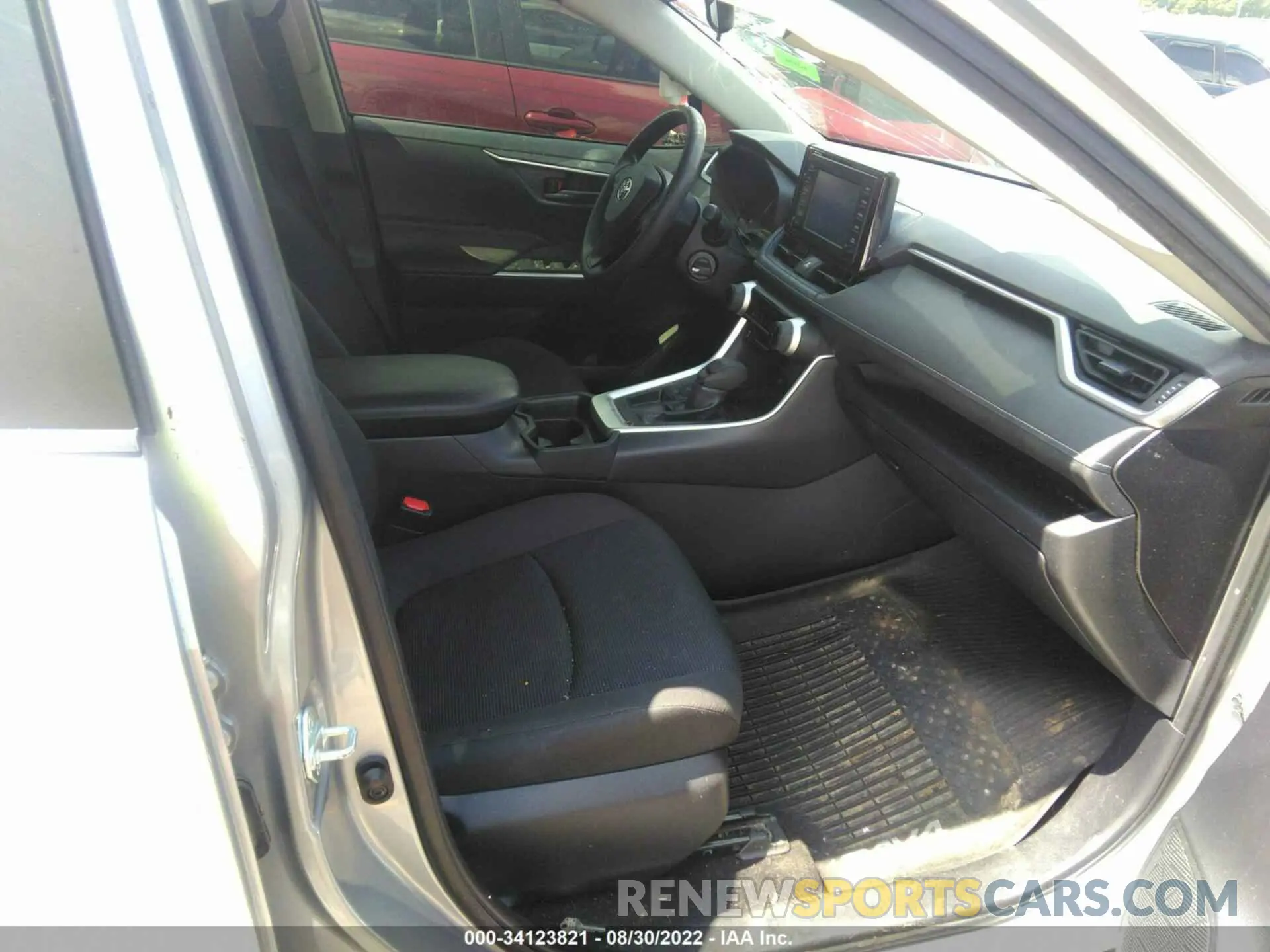 5 fotografías del automóvil dañado JTMK1RFVXKD034522 TOYOTA RAV4 2019