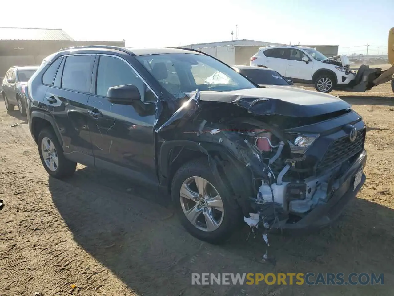 4 fotografías del automóvil dañado JTMLWRFV3KD021567 TOYOTA RAV4 2019