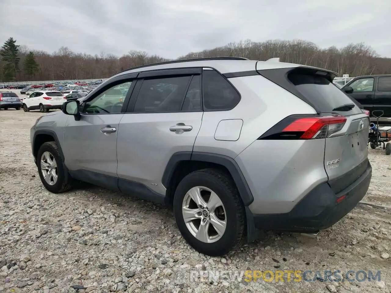 2 fotografías del automóvil dañado JTMLWRFV5KD513338 TOYOTA RAV4 2019