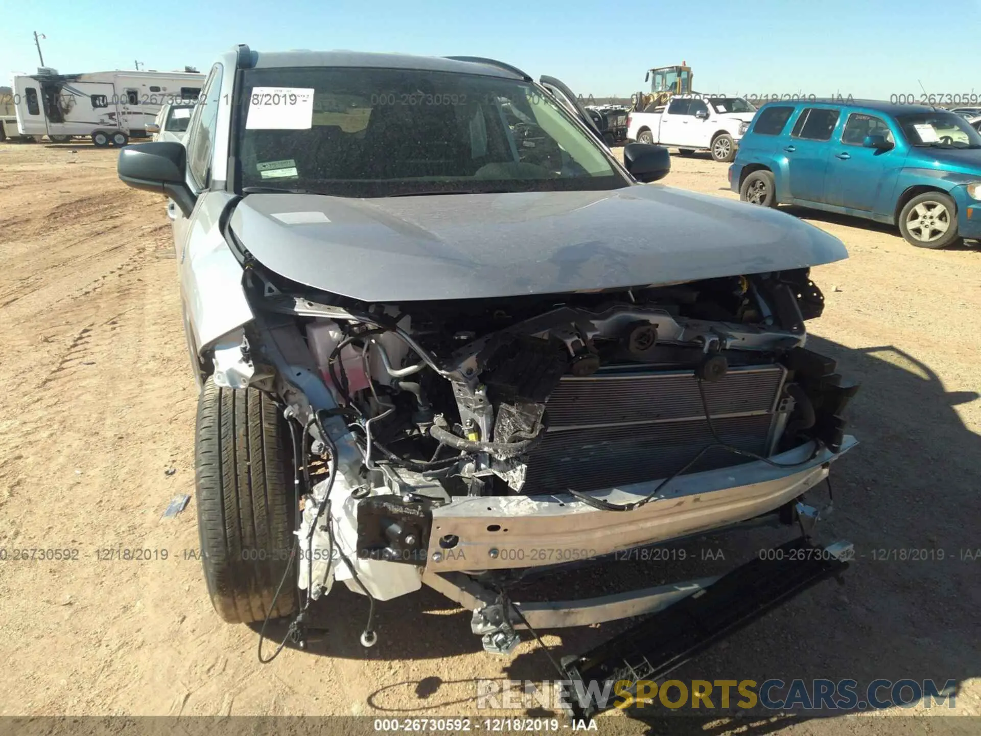 6 fotografías del automóvil dañado JTMLWRFV6KD008067 TOYOTA RAV4 2019