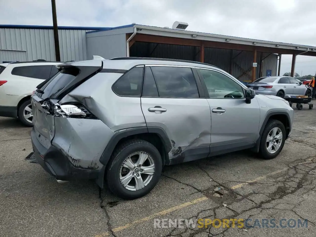 3 fotografías del automóvil dañado JTMLWRFV8KD033133 TOYOTA RAV4 2019