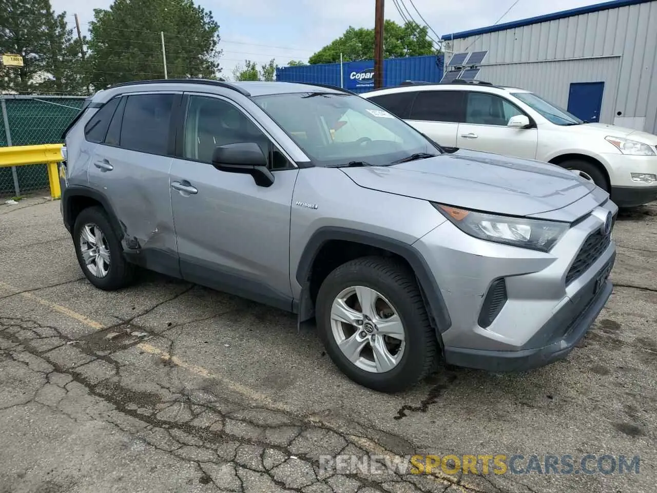 4 fotografías del automóvil dañado JTMLWRFV8KD033133 TOYOTA RAV4 2019