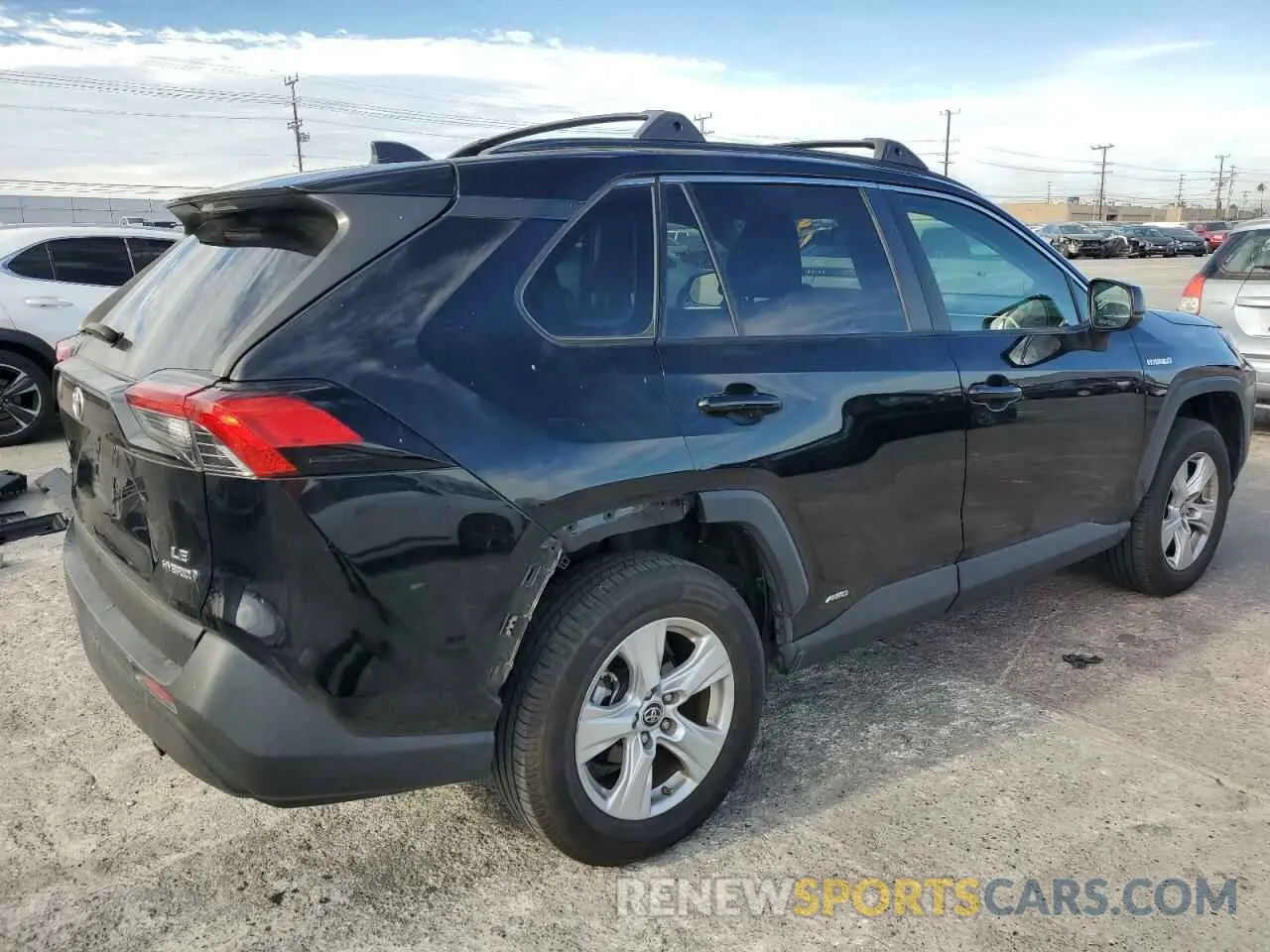 3 fotografías del automóvil dañado JTMLWRFVXKD502514 TOYOTA RAV4 2019