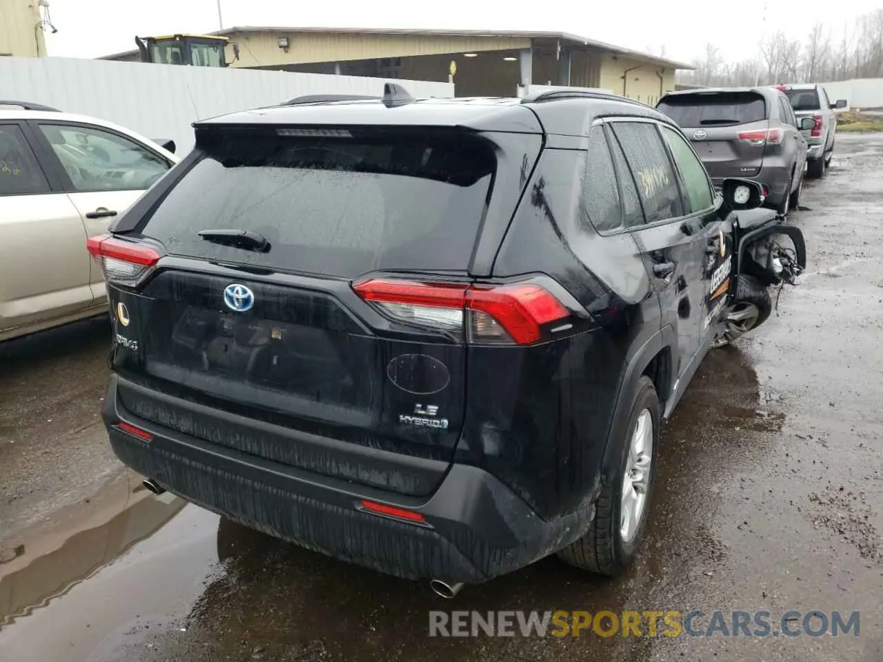 4 fotografías del automóvil dañado JTMMWRFV2KD008099 TOYOTA RAV4 2019