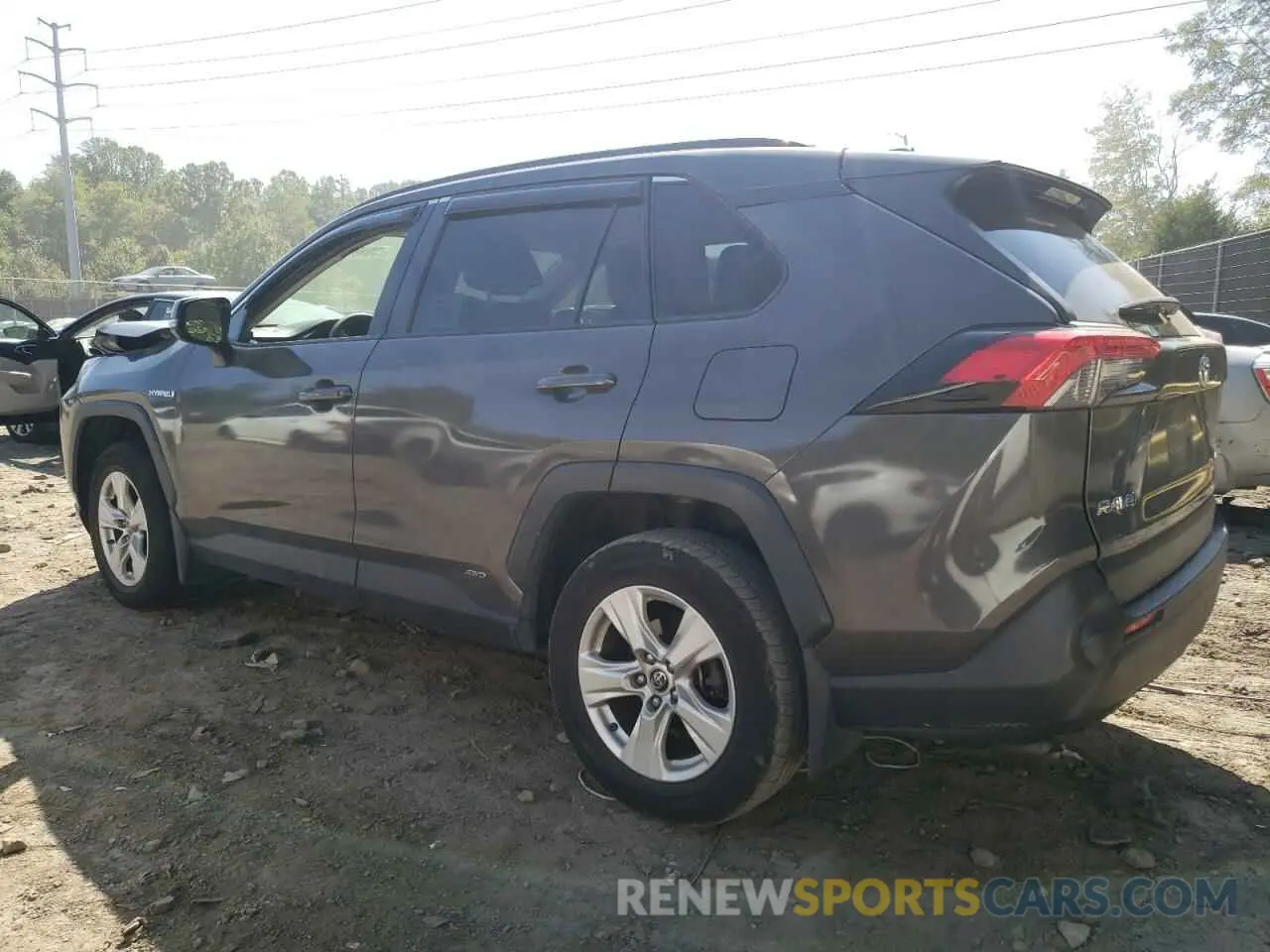2 fotografías del automóvil dañado JTMMWRFV2KD021225 TOYOTA RAV4 2019