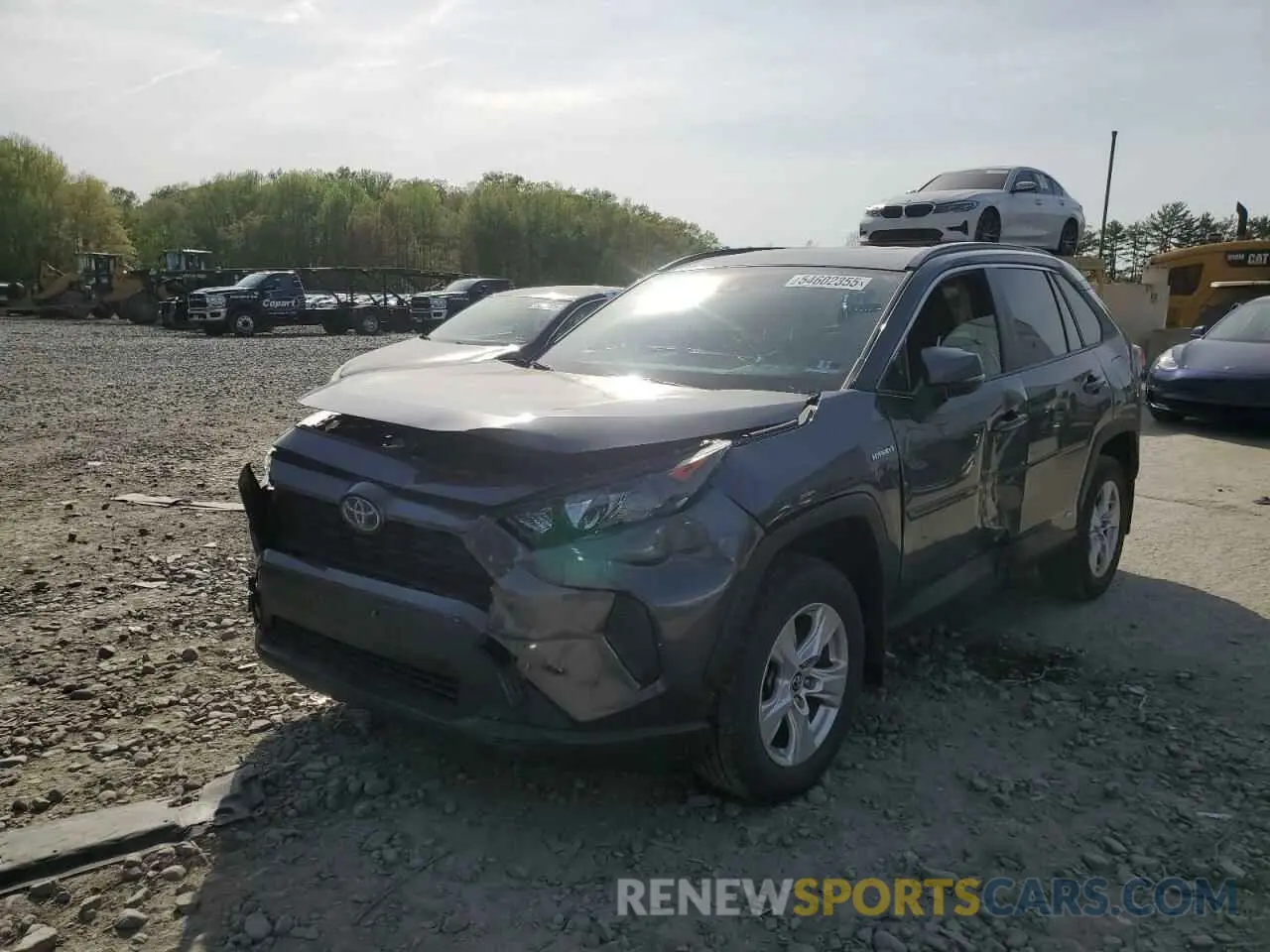 1 fotografías del automóvil dañado JTMMWRFV2KD026490 TOYOTA RAV4 2019