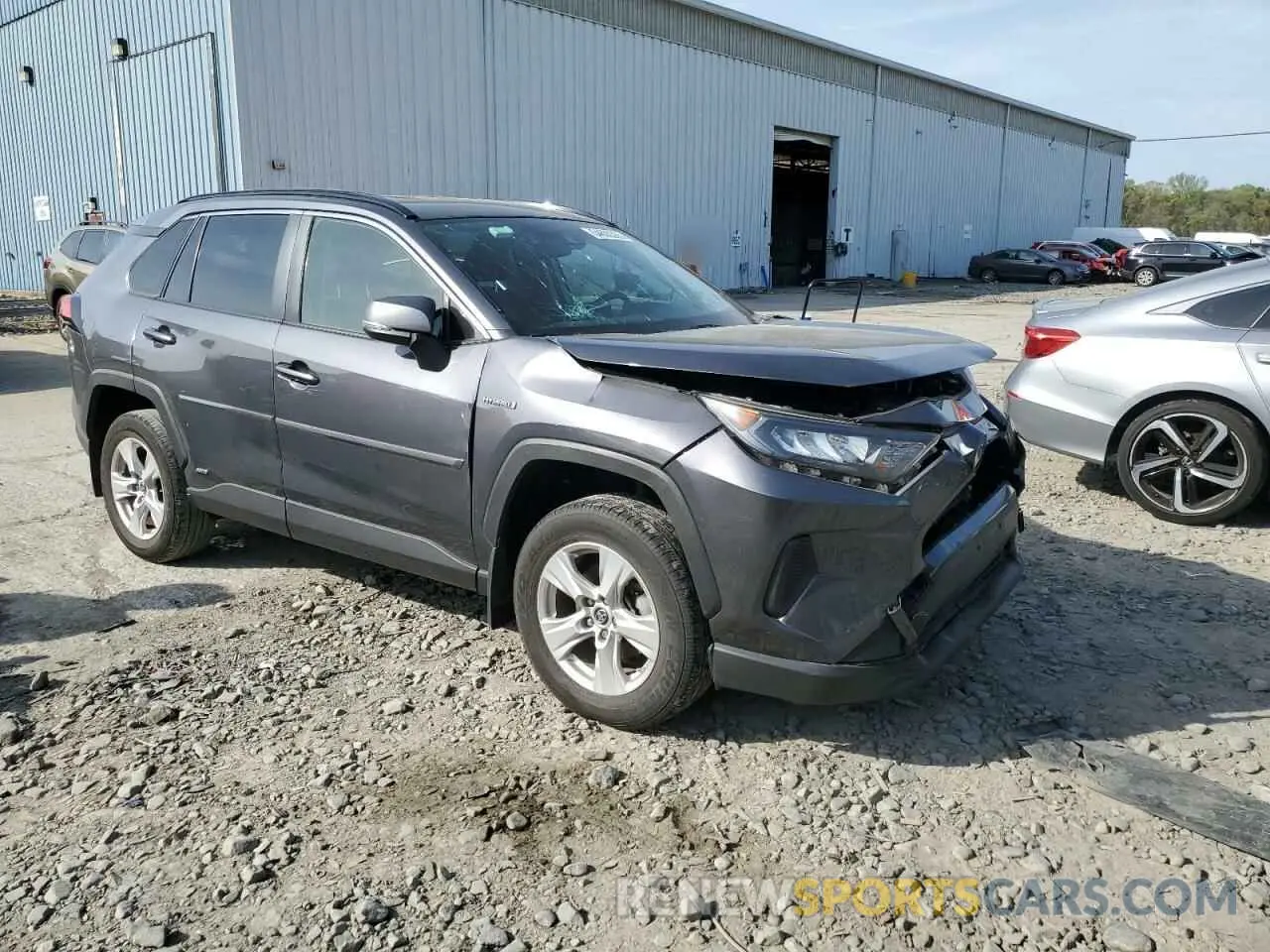 4 fotografías del automóvil dañado JTMMWRFV2KD026490 TOYOTA RAV4 2019