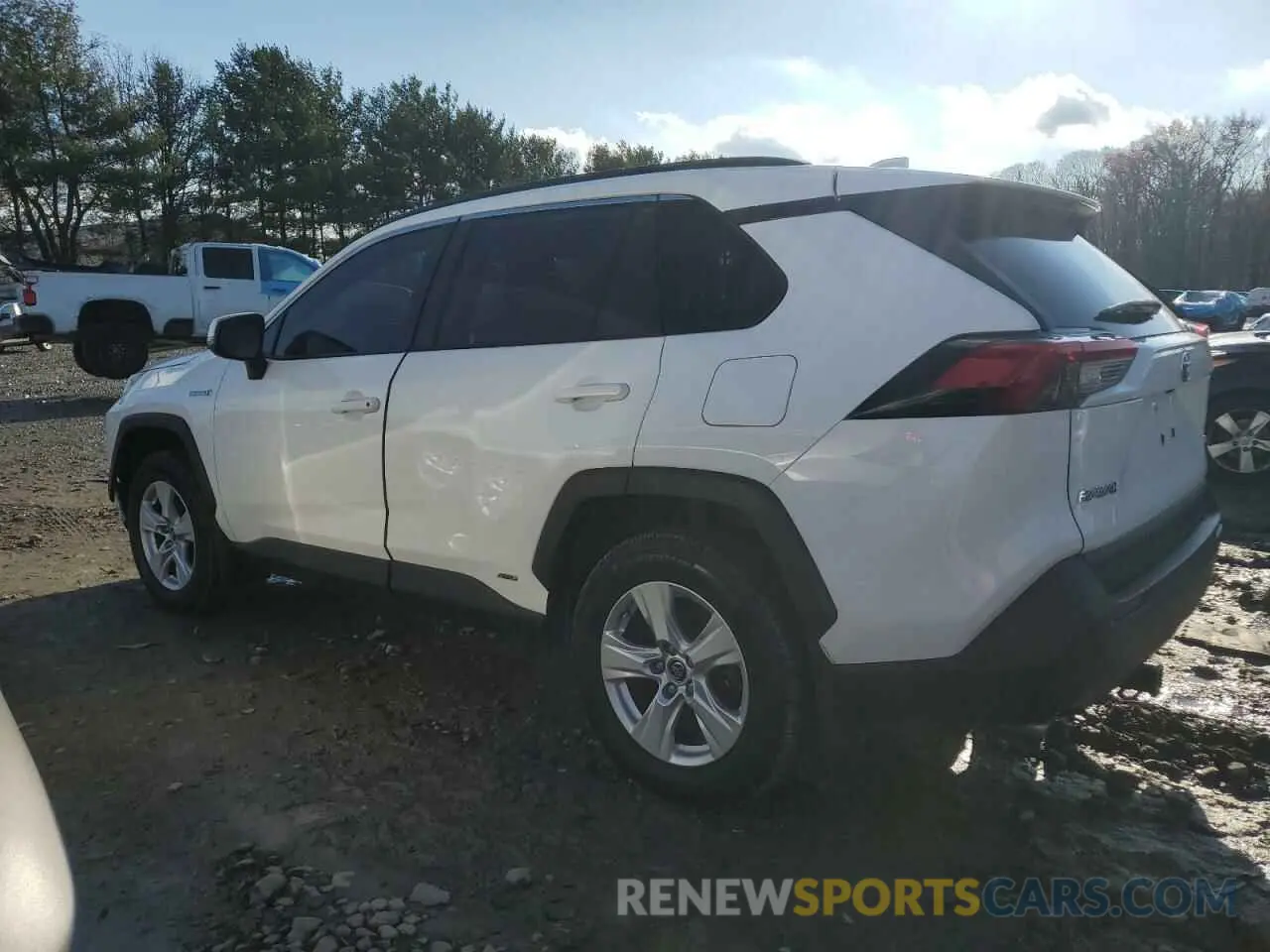 2 fotografías del automóvil dañado JTMMWRFV3KD029432 TOYOTA RAV4 2019