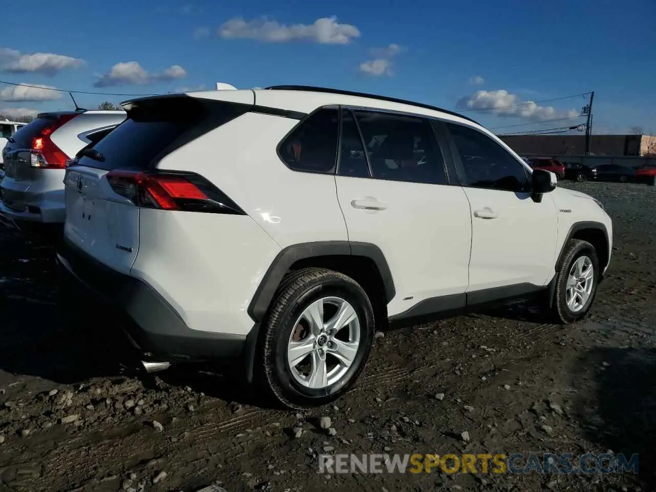 3 fotografías del automóvil dañado JTMMWRFV3KD029432 TOYOTA RAV4 2019