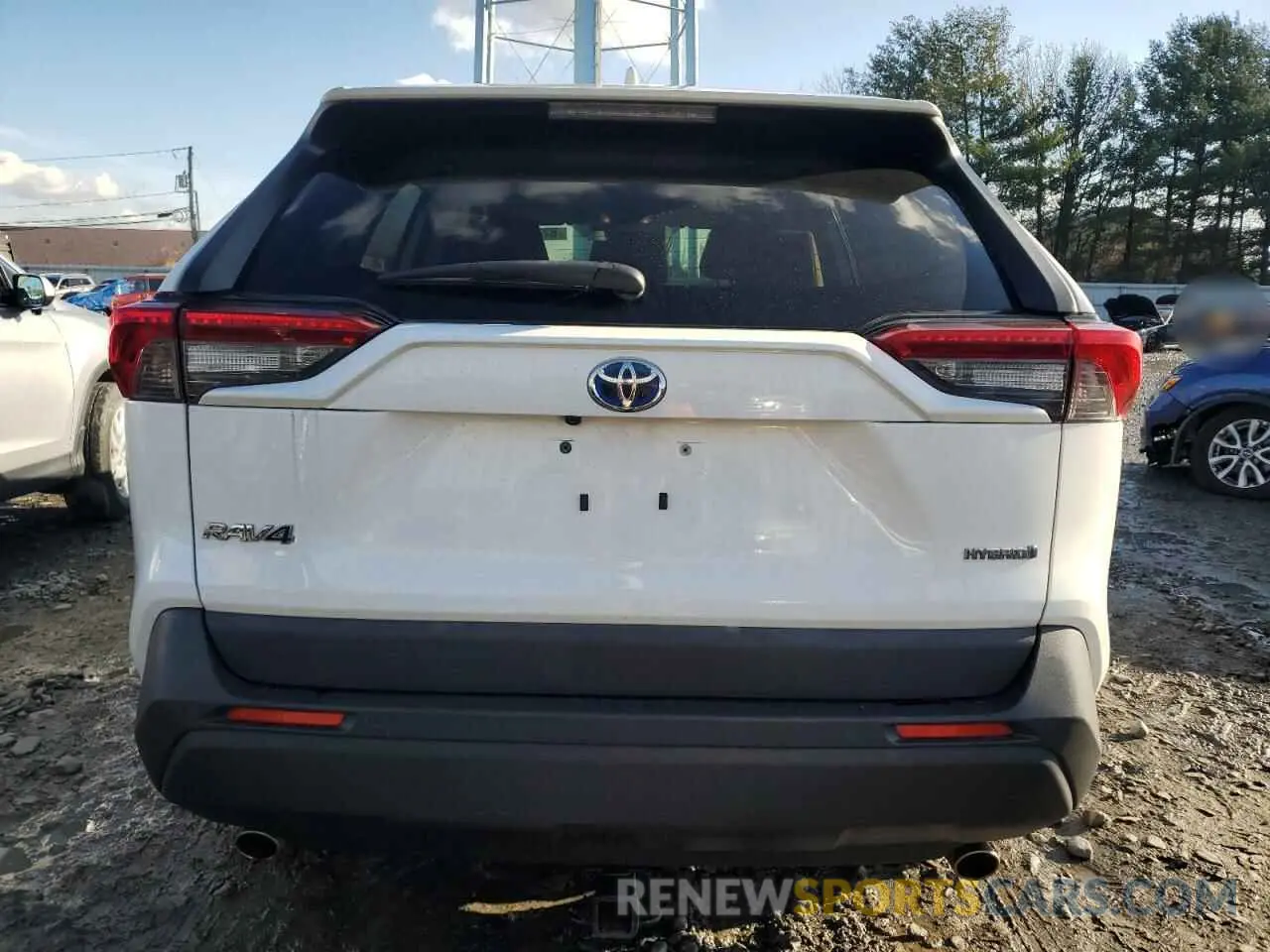 6 fotografías del automóvil dañado JTMMWRFV3KD029432 TOYOTA RAV4 2019