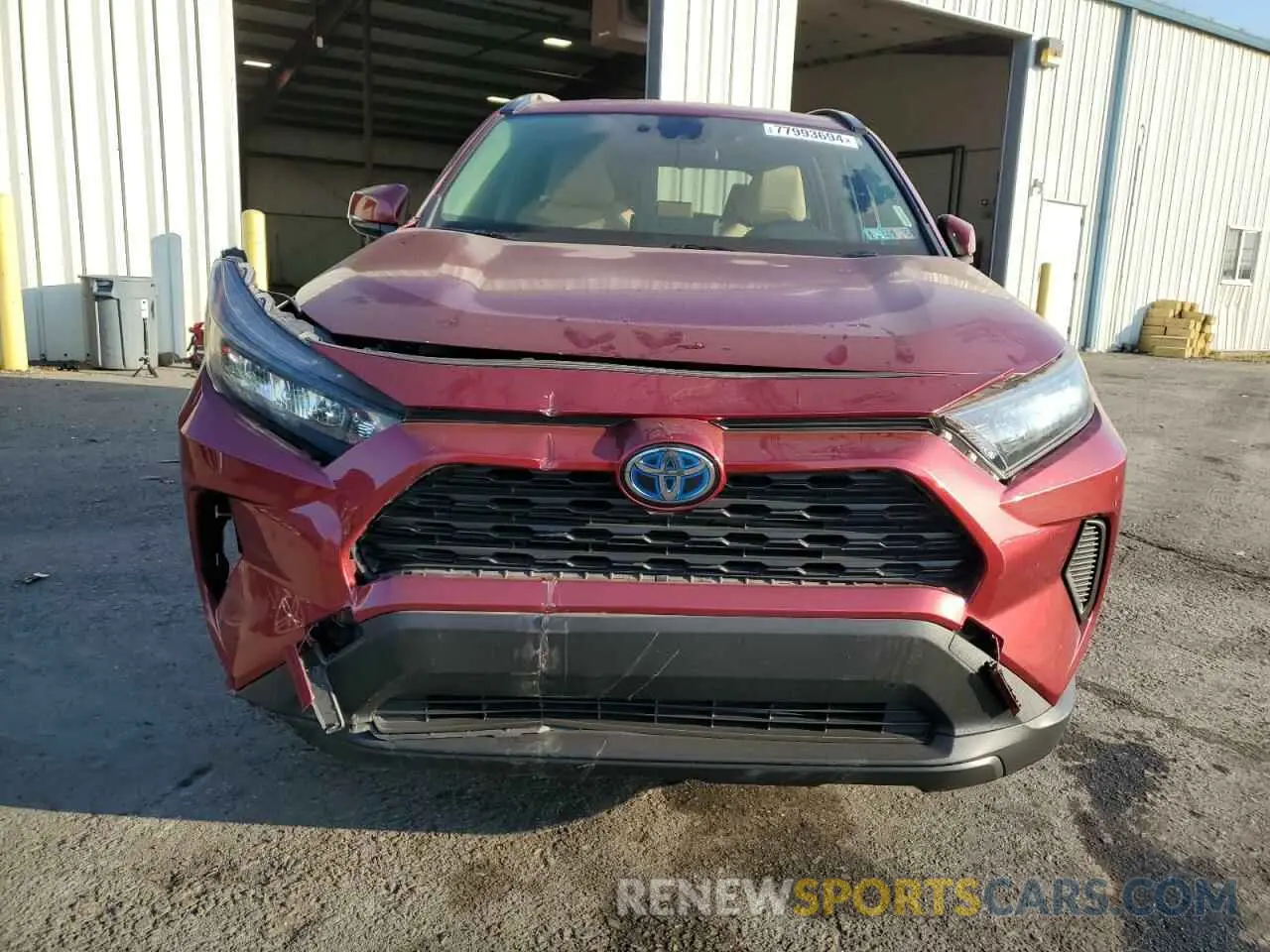 5 fotografías del automóvil dañado JTMMWRFV4KD002997 TOYOTA RAV4 2019