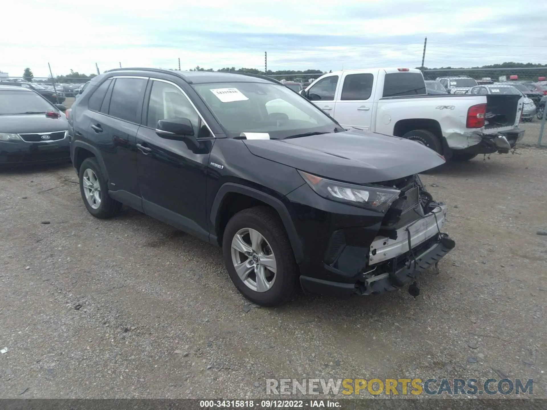 1 fotografías del automóvil dañado JTMMWRFV5KD005651 TOYOTA RAV4 2019