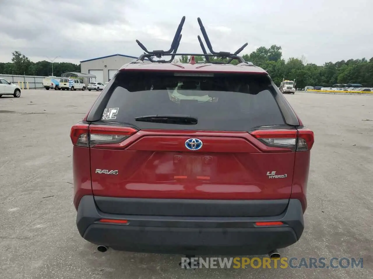 6 fotografías del automóvil dañado JTMMWRFV8KD002940 TOYOTA RAV4 2019