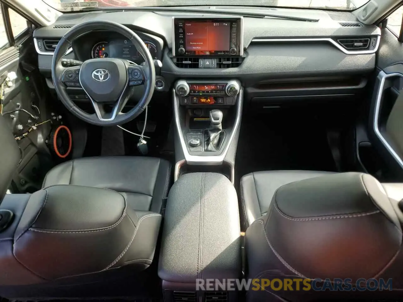 8 fotografías del automóvil dañado JTMN1RFV0KD501962 TOYOTA RAV4 2019