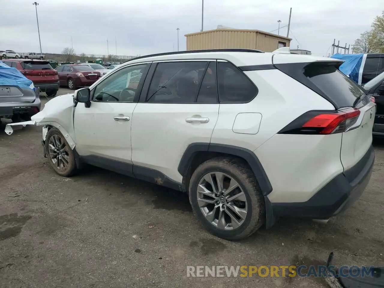 2 fotografías del automóvil dañado JTMN1RFV0KD515487 TOYOTA RAV4 2019