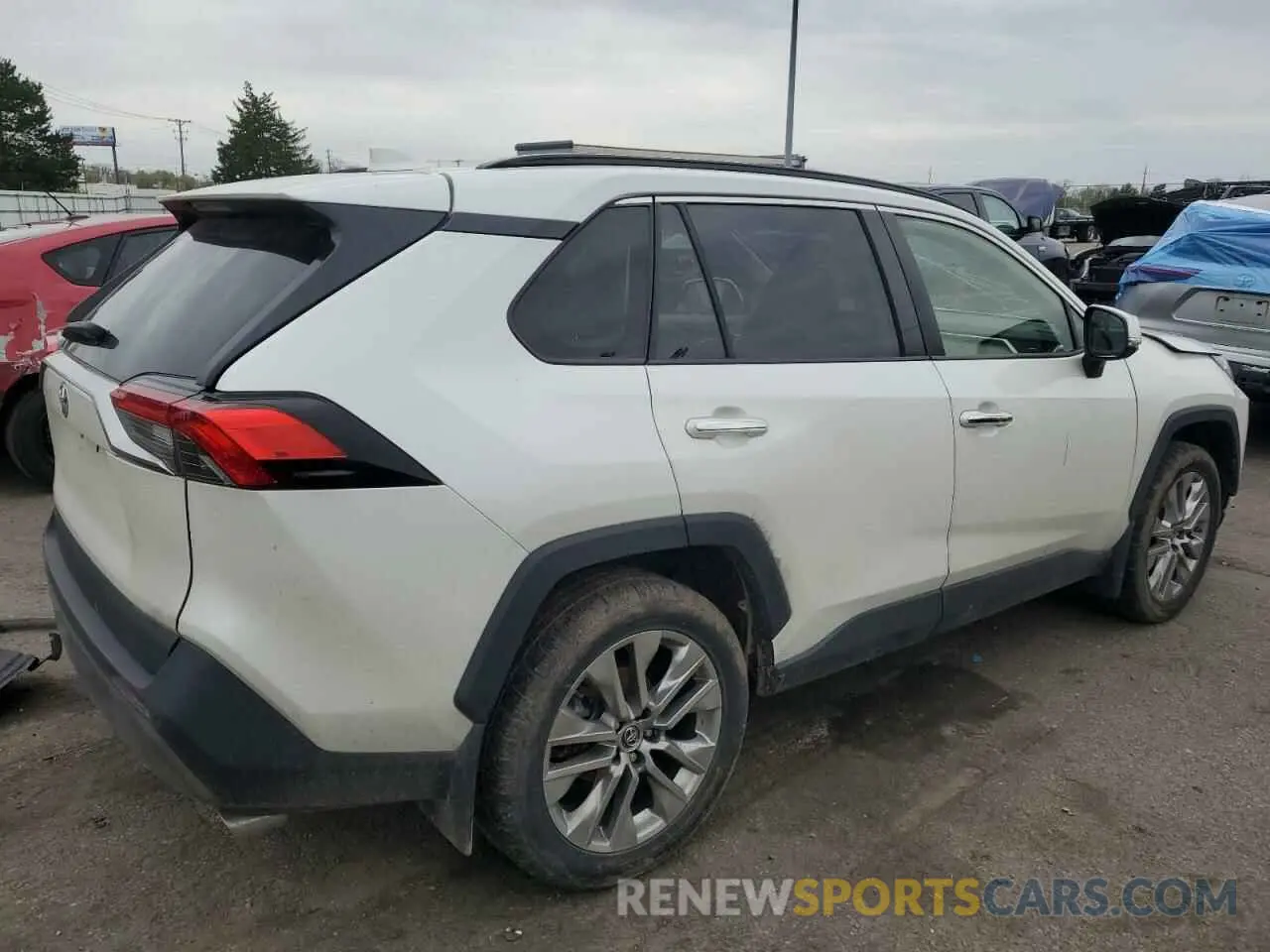 3 fotografías del automóvil dañado JTMN1RFV0KD515487 TOYOTA RAV4 2019