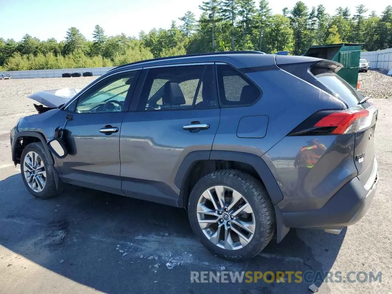 2 fotografías del automóvil dañado JTMN1RFV0KD521614 TOYOTA RAV4 2019
