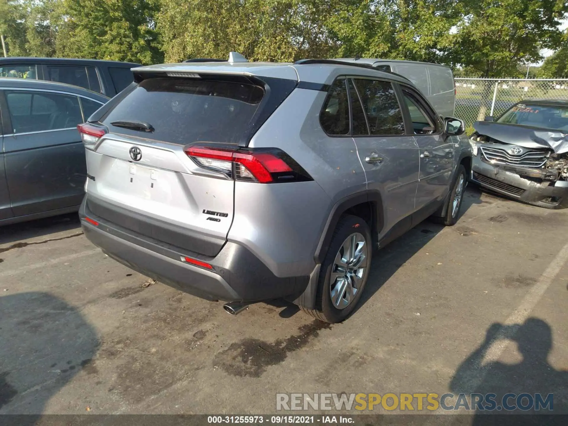 4 fotografías del automóvil dañado JTMN1RFV0KD522861 TOYOTA RAV4 2019