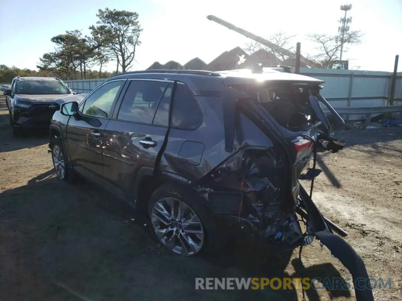 3 fotografías del automóvil dañado JTMN1RFV3KD502989 TOYOTA RAV4 2019