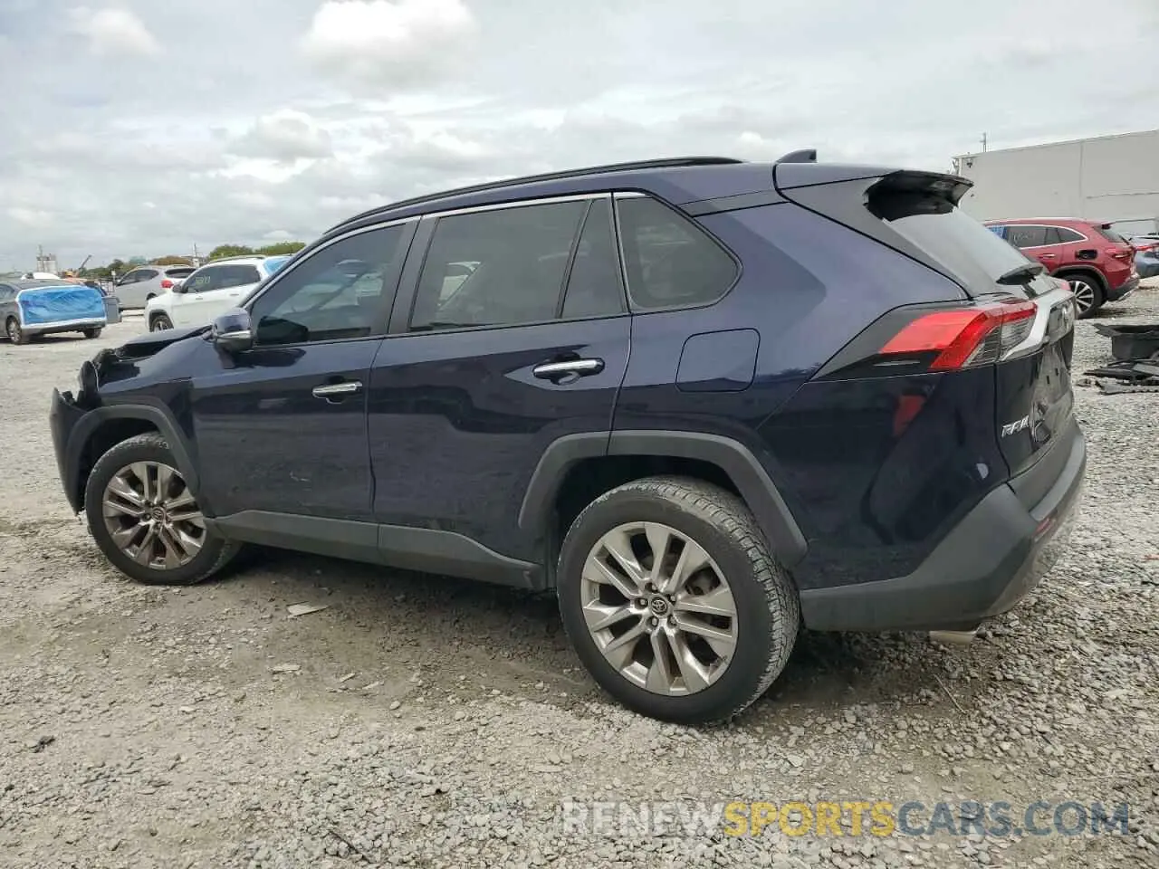 2 fotografías del automóvil dañado JTMN1RFV3KD519307 TOYOTA RAV4 2019
