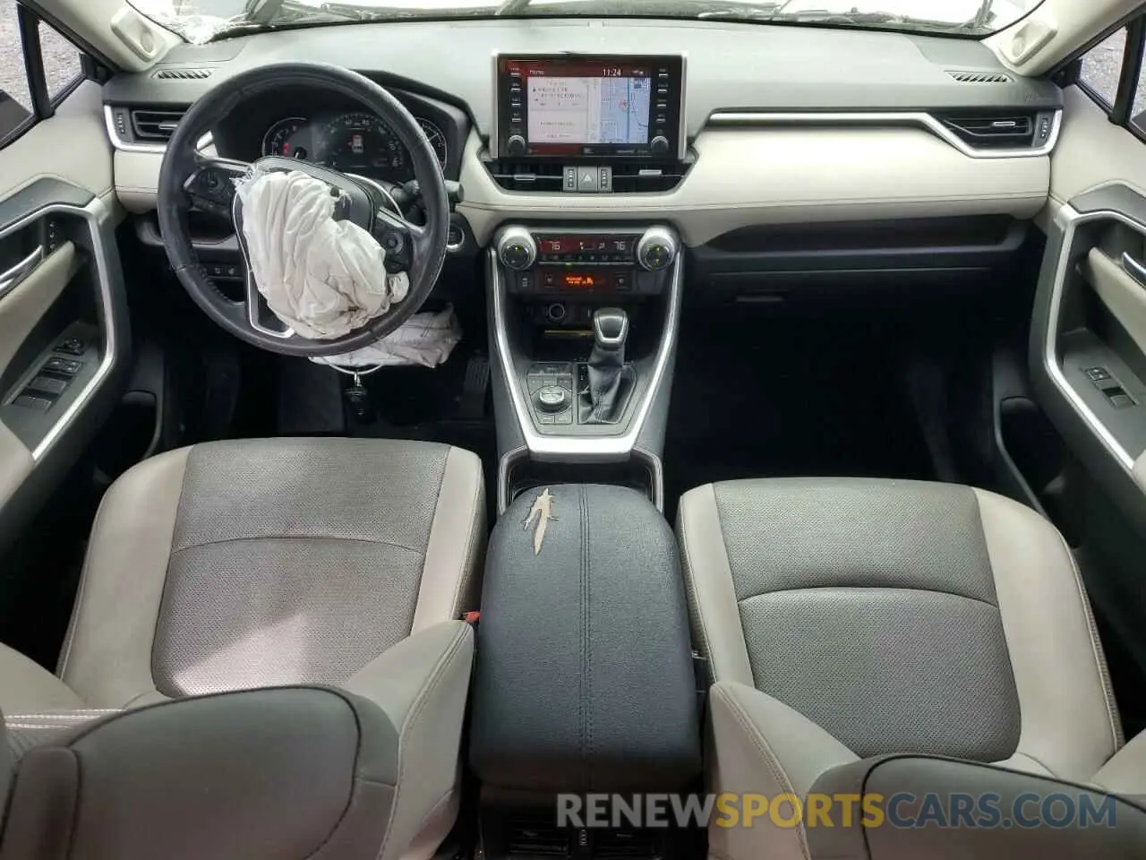 8 fotografías del automóvil dañado JTMN1RFV3KD519307 TOYOTA RAV4 2019