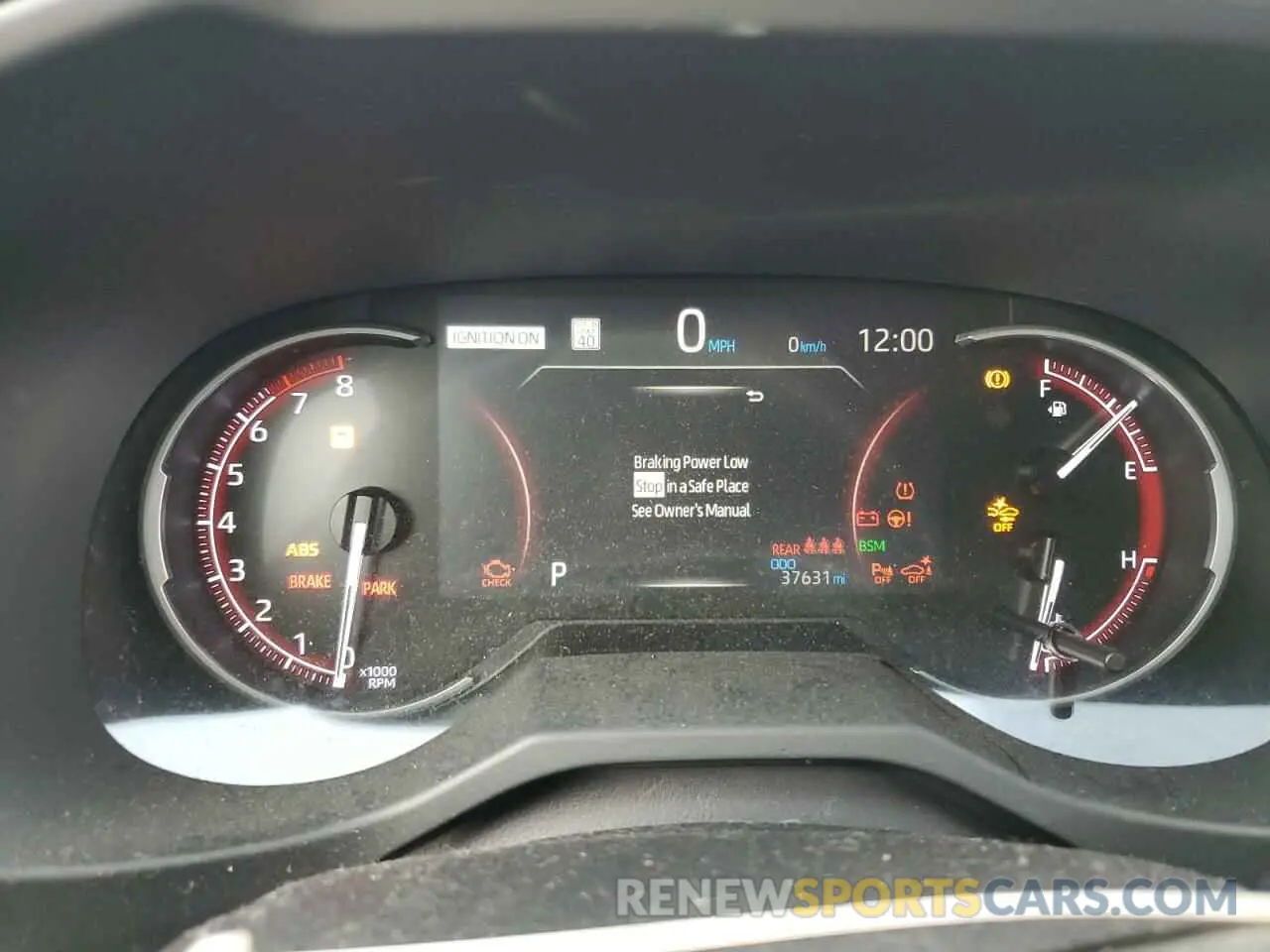 8 fotografías del automóvil dañado JTMN1RFV3KJ004616 TOYOTA RAV4 2019