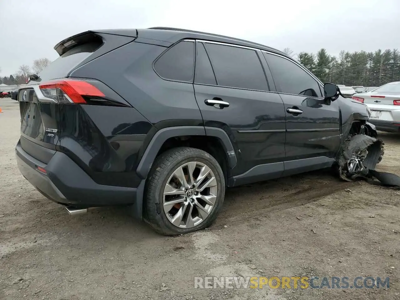 3 fotografías del automóvil dañado JTMN1RFV3KJ005636 TOYOTA RAV4 2019