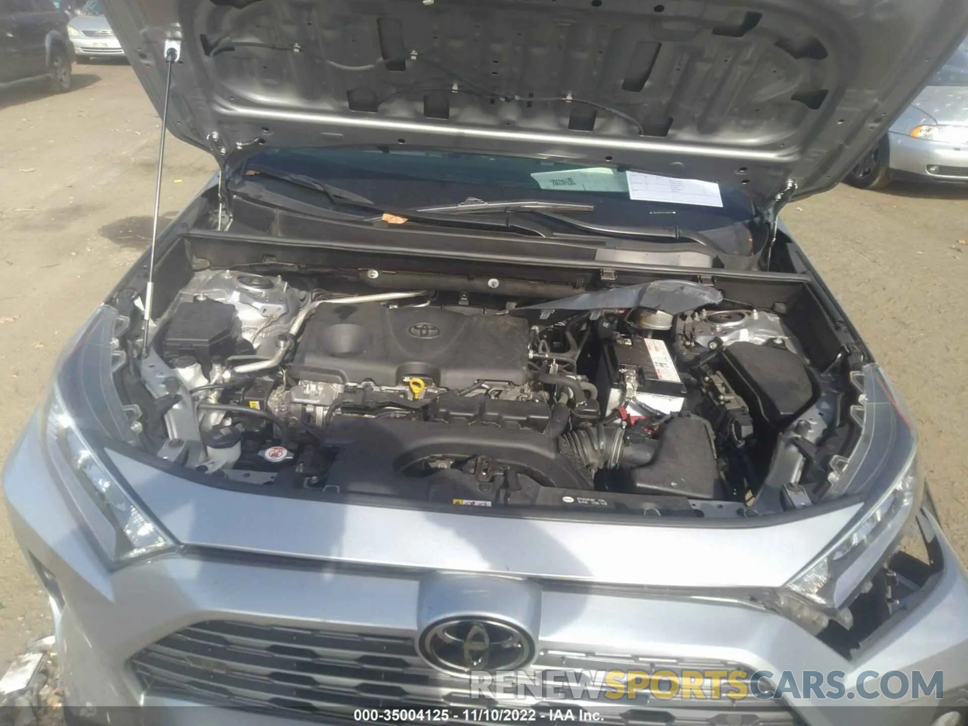 10 fotografías del automóvil dañado JTMN1RFV3KJ008830 TOYOTA RAV4 2019