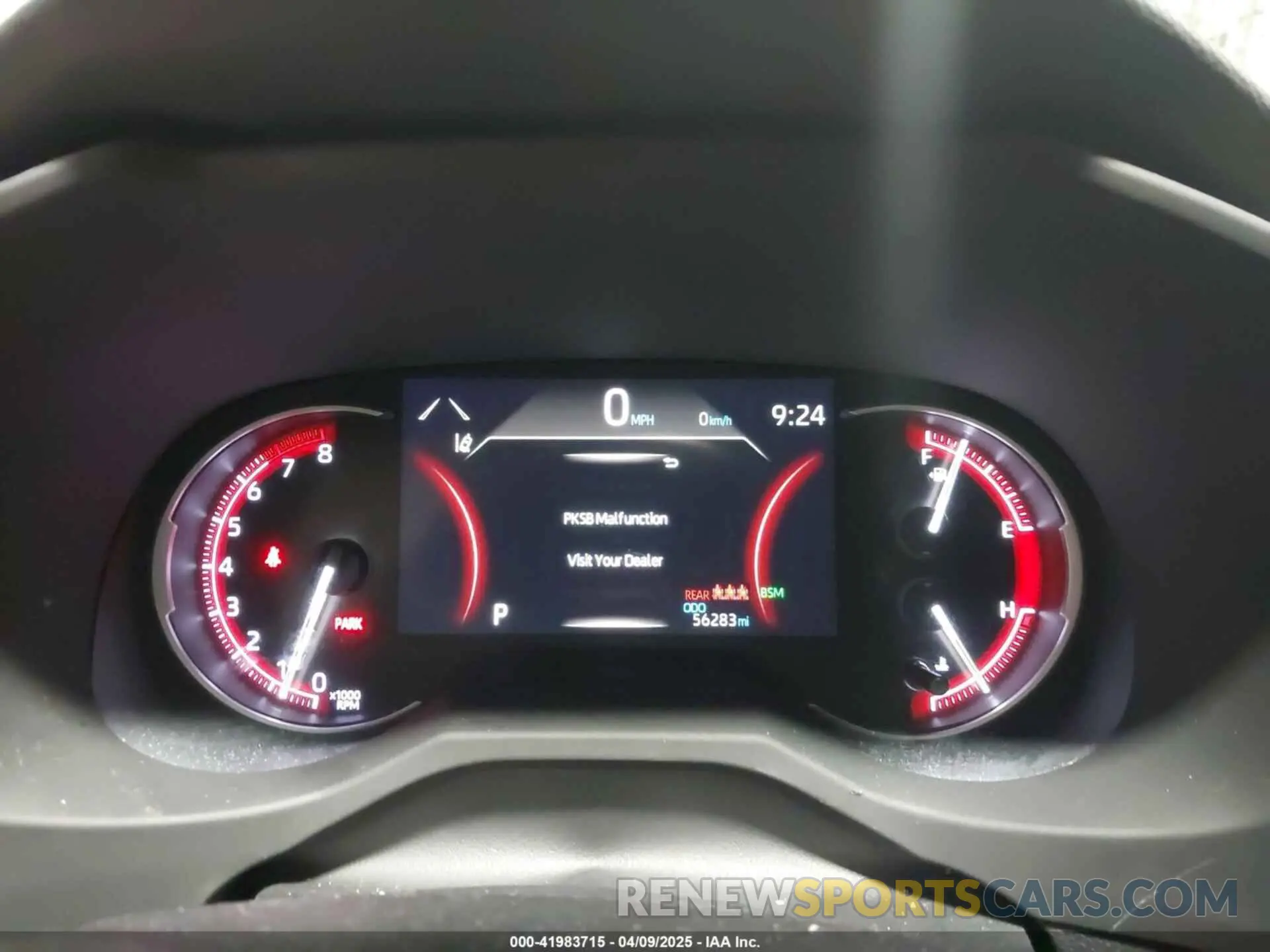 7 fotografías del automóvil dañado JTMN1RFV4KD027417 TOYOTA RAV4 2019