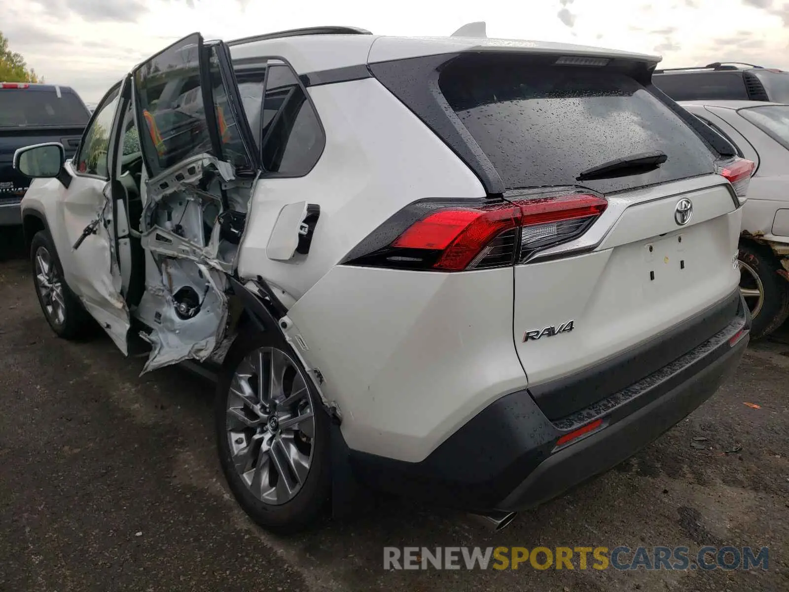 3 fotografías del automóvil dañado JTMN1RFV4KD516514 TOYOTA RAV4 2019