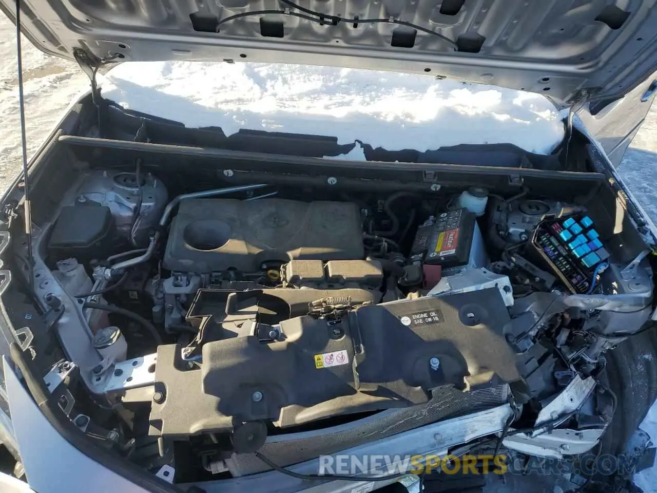 12 fotografías del automóvil dañado JTMN1RFV4KD520224 TOYOTA RAV4 2019