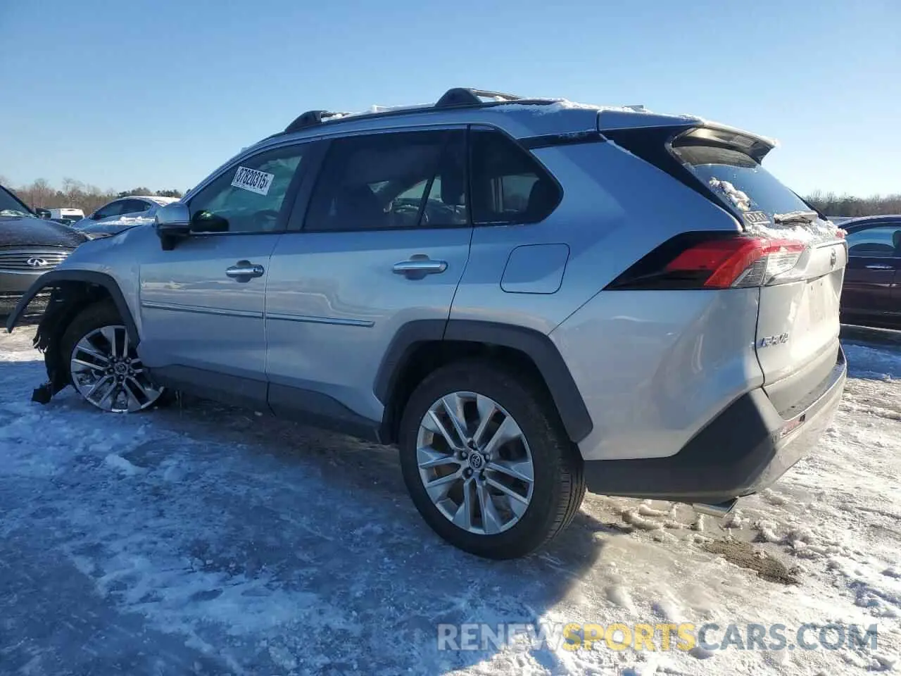 2 fotografías del automóvil dañado JTMN1RFV4KD520224 TOYOTA RAV4 2019