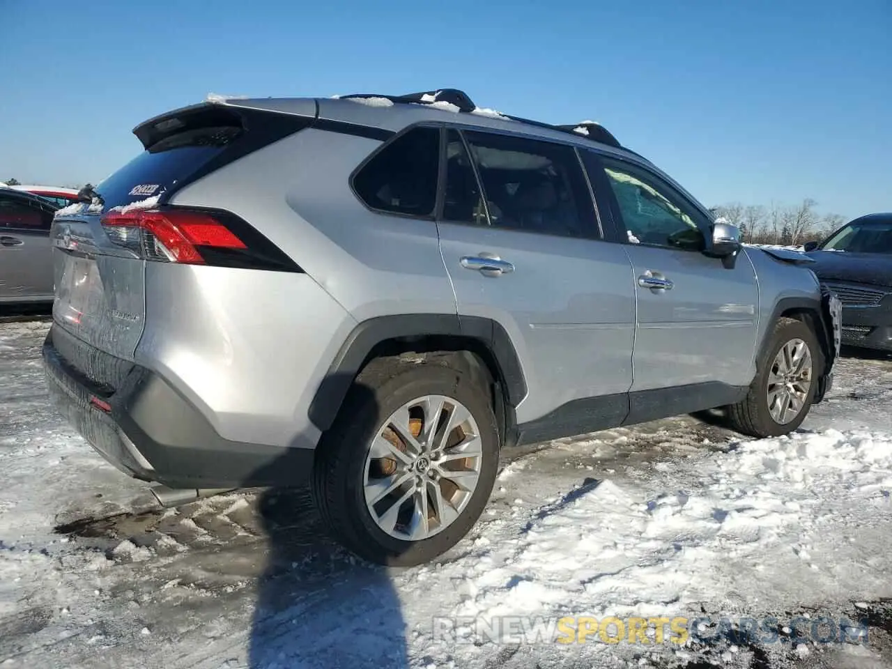 3 fotografías del automóvil dañado JTMN1RFV4KD520224 TOYOTA RAV4 2019