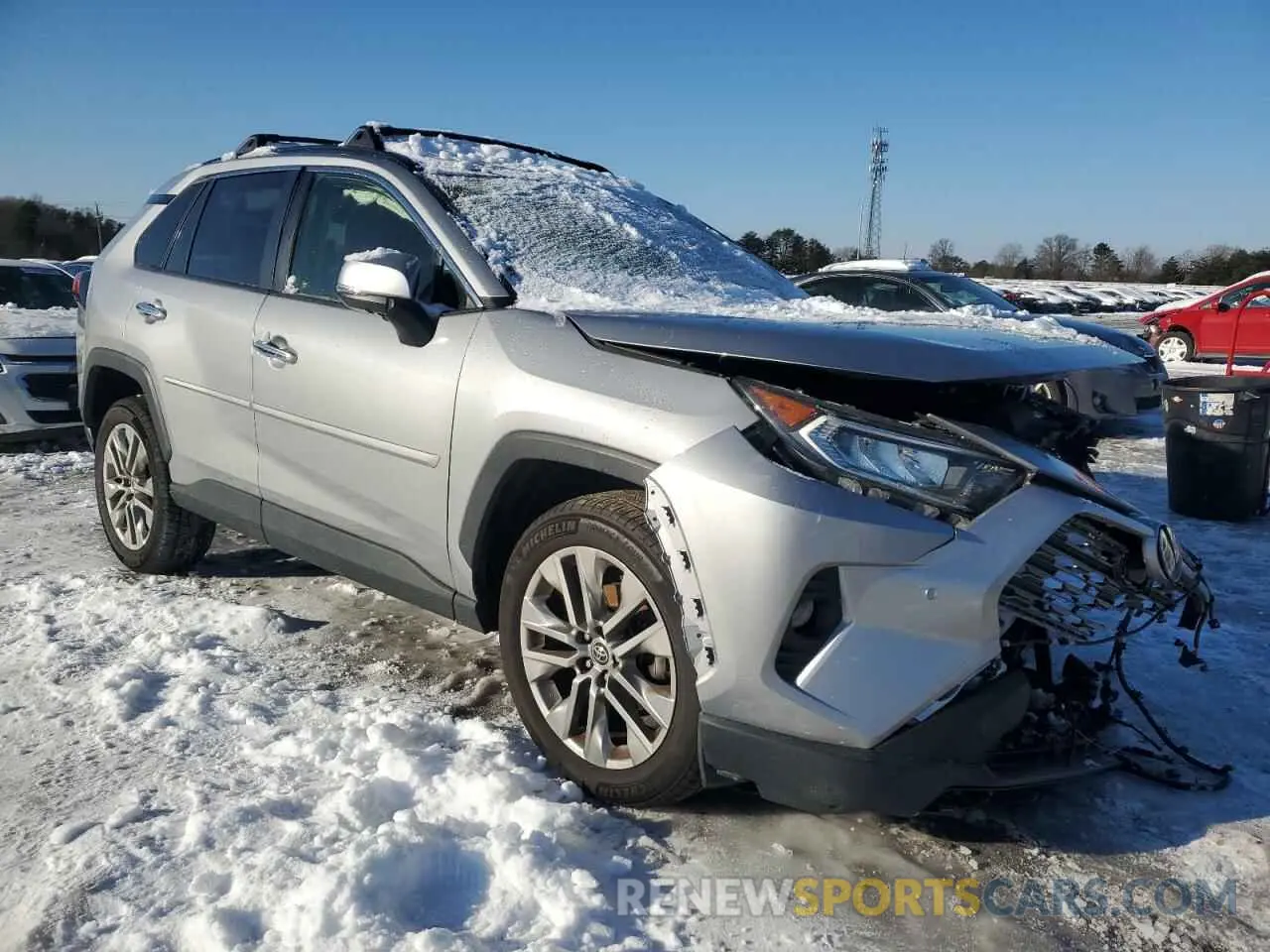 4 fotografías del automóvil dañado JTMN1RFV4KD520224 TOYOTA RAV4 2019