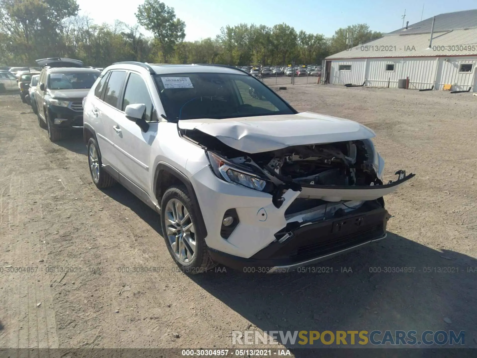 1 fotografías del automóvil dañado JTMN1RFV4KJ006813 TOYOTA RAV4 2019
