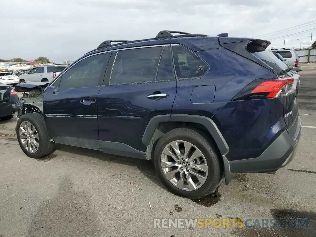 2 fotografías del automóvil dañado JTMN1RFV6KD504820 TOYOTA RAV4 2019