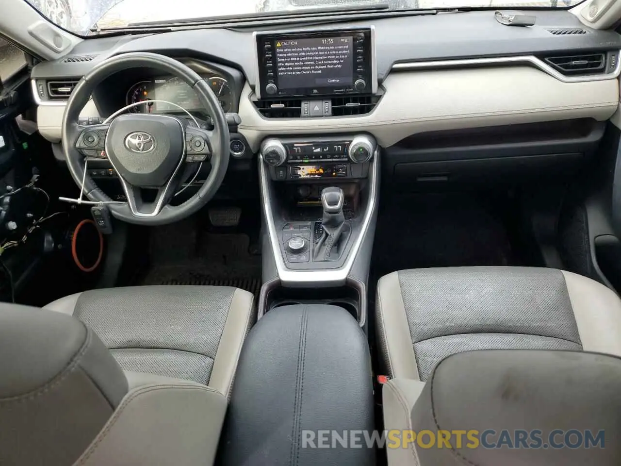 8 fotografías del automóvil dañado JTMN1RFV6KD504820 TOYOTA RAV4 2019